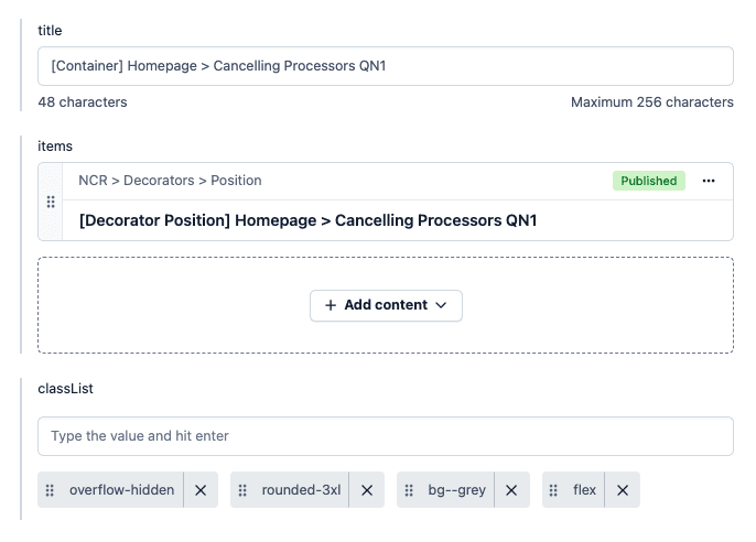 Carousel Example